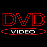 Dvd Video Neon Sign