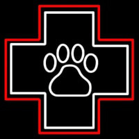 Emergency Icon Veterinary Neon Sign