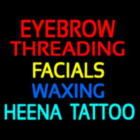 Eyebrow Threading Facials Wa ing Neon Sign