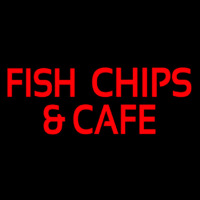 Fish And Chips Cafe Neon Sign