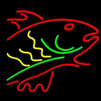 Fish Logo Neon Sign