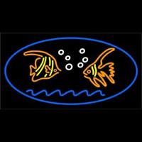 Fish Oval Neon Sign