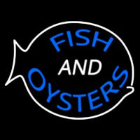 Fish Oysters Neon Sign
