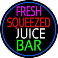 Fresh Squeezed Juice Bar Neon Sign