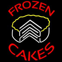 Frozen Cakes Birthday Dessert Neon Sign