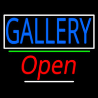 Gallery With Border Open 3 Neon Sign