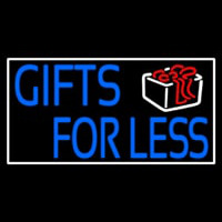 Gifts For Less With Logo Neon Sign