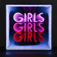 Girls Girls Girls 3D Infinity LED Neon Sign