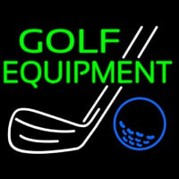 Golf Equipment Neon Sign
