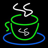 Green Coffee Cup Neon Sign