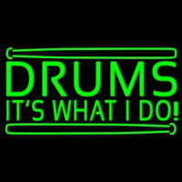 Green Drums Neon Sign