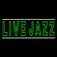 Green Live Jazz 2 Neon Sign