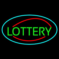 Green Lottery Neon Sign