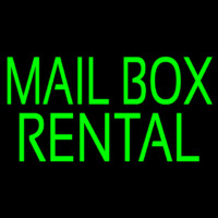 Green Mailbo  Rental Neon Sign