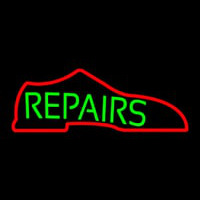 Green Repair Shoe Neon Sign