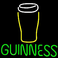 Guinness Glass 2 Beer Sign Neon Sign