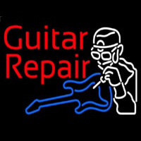 Guitar Repair  Neon Sign