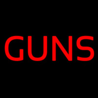 Guns Neon Sign