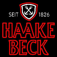 Haake Becks Beer Neon Sign