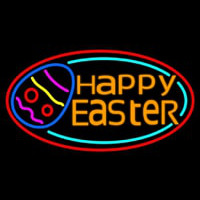 Happy Easter Egg 2 Neon Sign