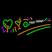 Happy Holidays Neon Sign