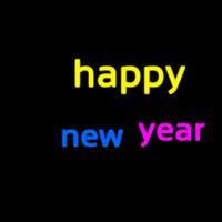 Happy New Year 1 Neon Sign