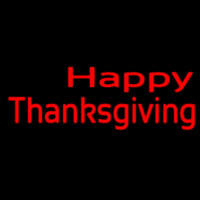 Happy Thanksgiving 2 Neon Sign