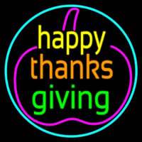 Happy Thanksgiving 2 Neon Sign