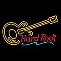 Hard ROCK LIVE MUSIC Guitar Party Neon Sign