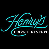 Henrys Private Reserve Beer Sign Neon Sign