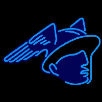 Houston Continental Club Blue Mercury Metal Neon Sign
