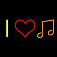 I Love Music Neon Sign