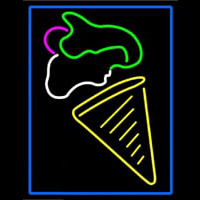 Ice Cream Cone Neon Sign