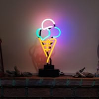 Ice Cream Desktop Neon Sign