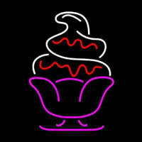 Ice Cream Logo Neon Sign