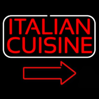 Italian Cuisine Neon Sign