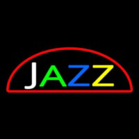 Jazz Red Border Neon Sign