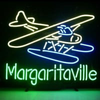 Jimmy Buffett Margaritaville Airplane Neon Sign