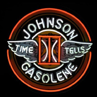 Johnson Gasoline Neon Sign