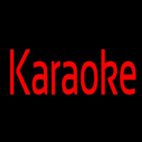 Karaoke Cursive Neon Sign