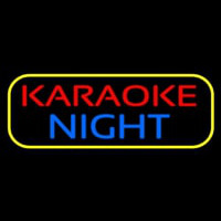 Karaoke Night Colorful Neon Sign