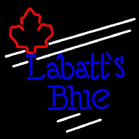 Labatt Blue Maple Leaf White Border Beer Sign Neon Sign