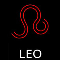 Leo Icon Neon Sign