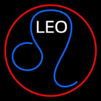Leo Zodiac Neon Sign