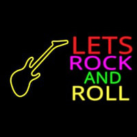 Lets Rock And Roll Neon Sign