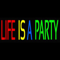 Life Is A Party 2 Neon Sign