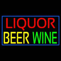 Liquor Beer Wine Neon Sign