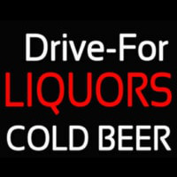 Liquors Cold Beer Neon Sign