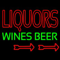 Liquors Wines Beer Neon Sign