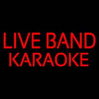 Live Band Karaoke Neon Sign